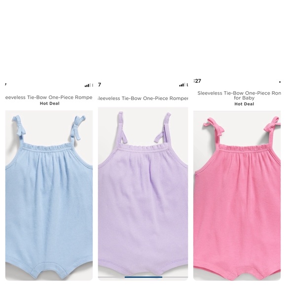 Old Navy Other - Old Navy Girls Rompers Bundle